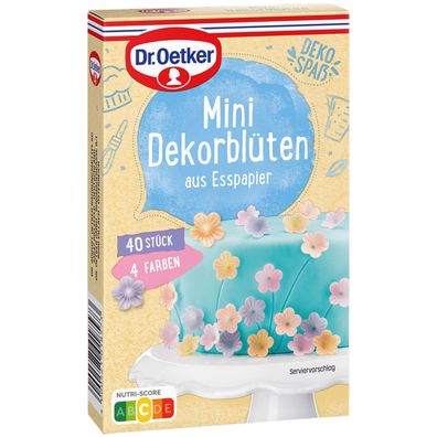 Oetker Mini Dekorblüten 40 Stück