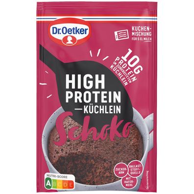 Dr. Oetker High Protein Küchlein Schoko Tassen Kuchenmischung 50g