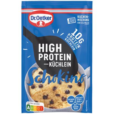 Dr. Oetker High Protein Küchlein Schokino Tassen Backmischung 50g