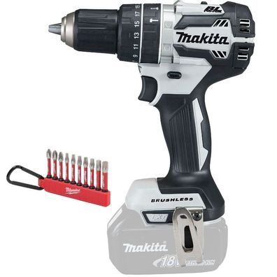 Makita Akku-Schlagbohrschrauber 18V DHP484Z + Bit-Sortiment