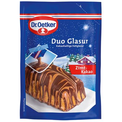 Oetker Duo Glasur Zimt-Kakao 0,125 Kg