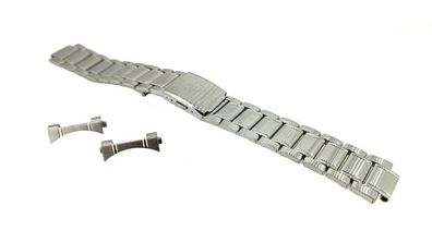 Casio Collection Uhrenarmband 22mm Edelstahl silberfarben MDV-107D