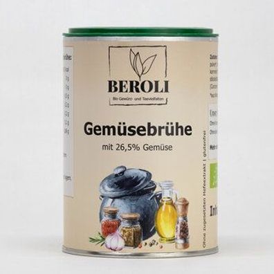 Bio Beroli 3x Gemüsebrühe Beroli 198g