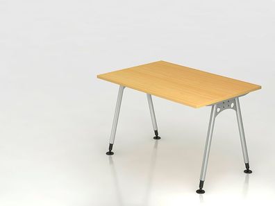 Büro Schreibtisch 120x80 cm Modell AS12 stufenlos höheneinstellbar