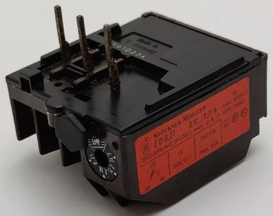 Eaton/Moeller Z0-0,21 Bimetallrelais Motorschutzrelais 0,12…0,21A 600V 050686