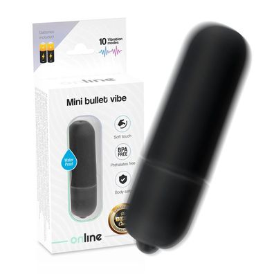 ONLINE MINI BULLET VIBE - BLACK