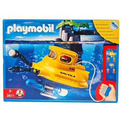 Playmobil 3611 U-Boot Tauch Boot Expedition Tauchausflug mit Motor 2005 NEU