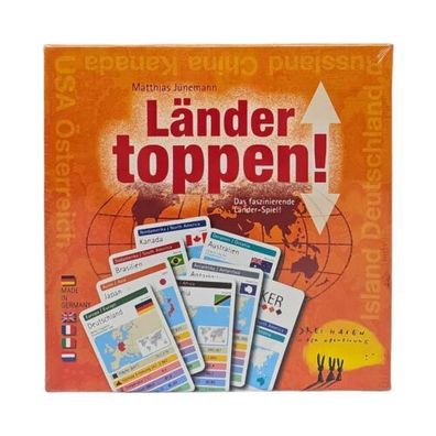 Länder toppen Das faszinierende Länder-Spiel Matthias Jünemann Kartenspiel Neu