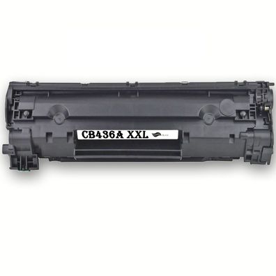 Kompatibel HP CB436A, 36A XXL BK Schwarz Black Toner Patrone für 3.000 Seiten von