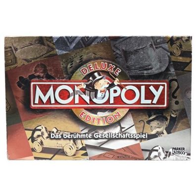 Monopoly Deluxe Edition Parker 2011 Holzgebäude Gesellschaftsspiel Brettspiel