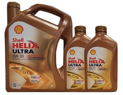 Shell Helix Ultra ECT C2/ C3 0W-30 1x5 + 1 x2 Liter VW 50400 VW 50700