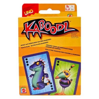 Kaboodl Kartenspiel Mattel UNO Vollständig Neu Selten Gesellschaftsspiel