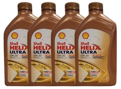 Shell Helix Ultra ECT C2/ C3 0W-30 4x1 Liter , MB 229.52, VW 50400 Longlife 3