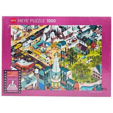 Heye Puzzle 1000 Teile Movie Masters Quentin Tarantino Seek & Find 2021 Neu