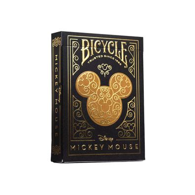 Bicycle® Kartendeck - Disney Mickey Mouse Black and Gold Kartenspiel Spielkarten