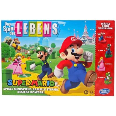 Das Spiel des Lebens Hasbro 2021 Super Mario Brettspiel Gesellschaftsspiel