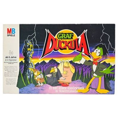 Graf Duckula - MB Spiele 1990 - Brettspiel Selten Vintage Vampir Transsylvanien