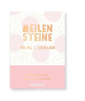 Grafik-Werkstatt Bielefeld Meilenstein - Box für das 1. Lebensjahr (Mädchen)