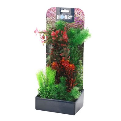 Hobby Plantasy Set 3 - Pflanzen-Set mit 6 künstlichen Aquarienpflanzen