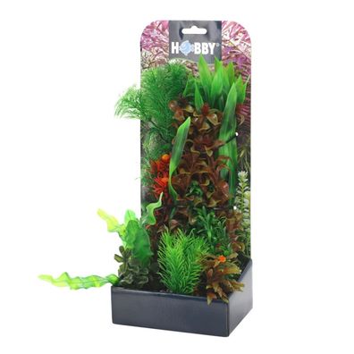 Hobby Plantasy Set 6 - Pflanzen-Set mit 9 künstlichen Aquarienpflanzen