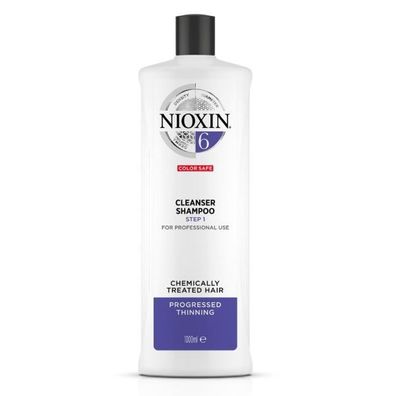 NIOXIN System 6 Cleanser Shampoo Step 1 1000 ml