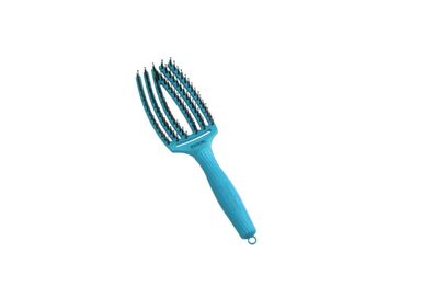 Olivia Garden Finger Brush Care Go Boar & Nylon Blue Lagoon