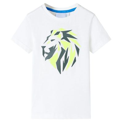Kinder-T-Shirt Ecru 116