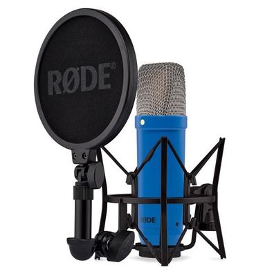 Rode NT1 Signature Cobalt Blau Mikrofon mit PSA-1+ Gelenkarm