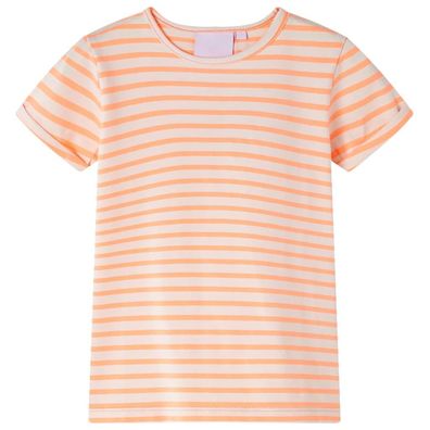 Kinder-T-Shirt Neonorange 116