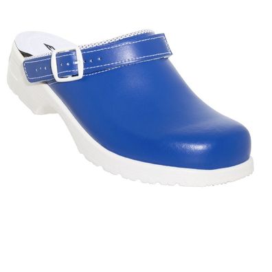 Euro-Dan FLEX Clogs 468-01 offen O+E+A + SRC neon-blau