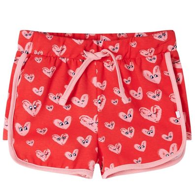 Kindershorts mit Kordelzug Rot 116