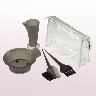 Comair Färbezubehör-Set transparent-schwarz