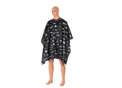 Comair Umhang Moustache 144 x 140 cm schwarz