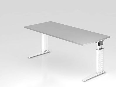 Büro Schreibtisch 180x80 cm Modell US19 mechanische Höheneinstellung