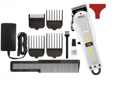 Wahl Haarschneidemaschine Cordless Super Taper weiß/schwarz