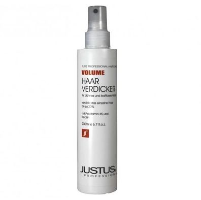 JUSTUS Pure Professional Haircare Volume Haarverdicker 200 ml