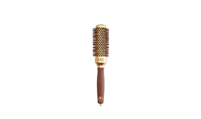 Olivia Garden Blowout Shine Wavy Bristles Gold & Brown 35 mm