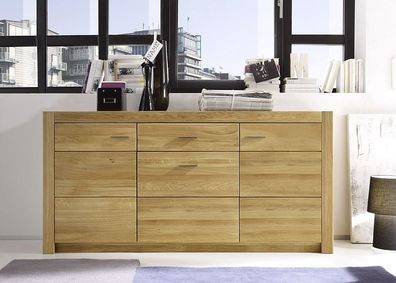 Hartford 84-01 Sideboard Front Asteiche massiv geölt Korpus: ekor Wild Eiche