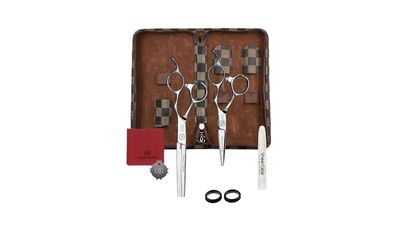 Olivia Garden SilkCut Pro Set HS 5,0 Zoll und Modellierschere 6,0 Zoll