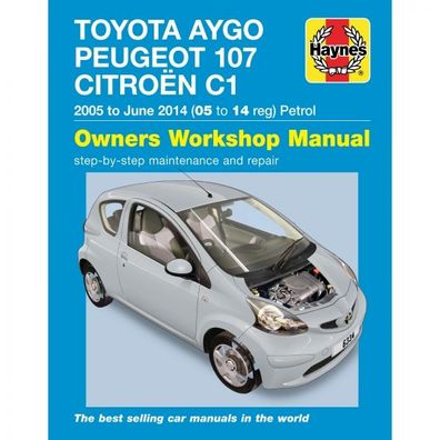 Citroen C1 2005-06.2014 Benzin Petrol Reparaturanleitung Haynes