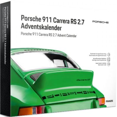 Porsche 911 Carrera RS 2.7 Adventskalender Modellbau Advent Calendar Franzis