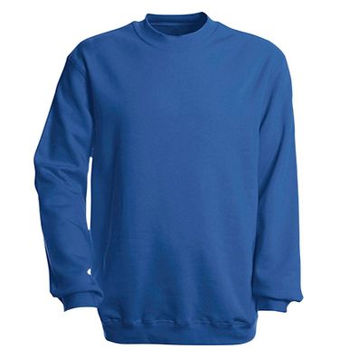 Sweat-Shirt unisex ohne Print in 14 farben Gr. S-XXL 41375 blau / XXL