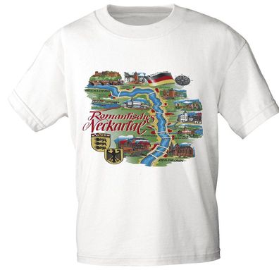 T-Shirt - Souvenir City Line - Neckartal - 09710 - Gr. L