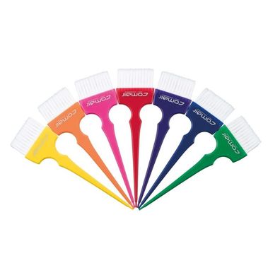 Comair Färbepinsel-Set Rainbow 7-teilig bunt breit 21,1 x 6 x 0,66 cm