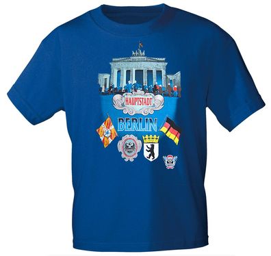 T-Shirt mit Print - Berlin - 08943 royalblau Gr. XXL