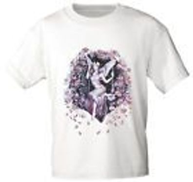 T-Shirt mit Print - Fee Rosenbogen - Gr. S-2XL - 10865 - versch. Farben zur Wahl