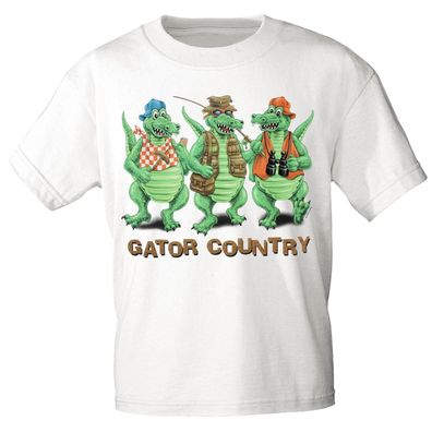 T-Shirt mit Print - Gator Country - 12986 Gr. M