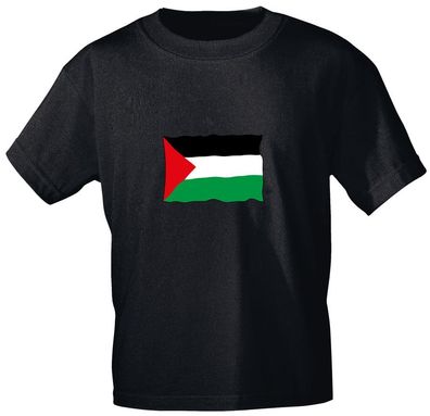 T-Shirt mit Print - Palästina Fahne Flagge - 10825 XL