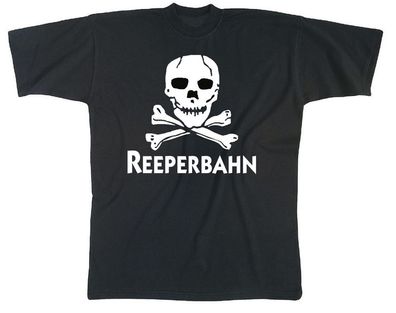 T-SHIRT unisex mit Print - Reeperbahn - 10554 schwarz - Gr. XXL