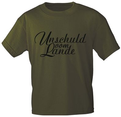 T-SHIRT mit Print - Unschuld vom Lande - 09519 olivgrün - Gr. S-XXL